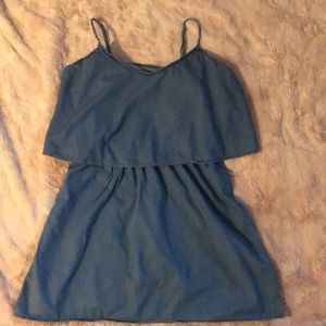 Jean flowy spring/ summer dress
